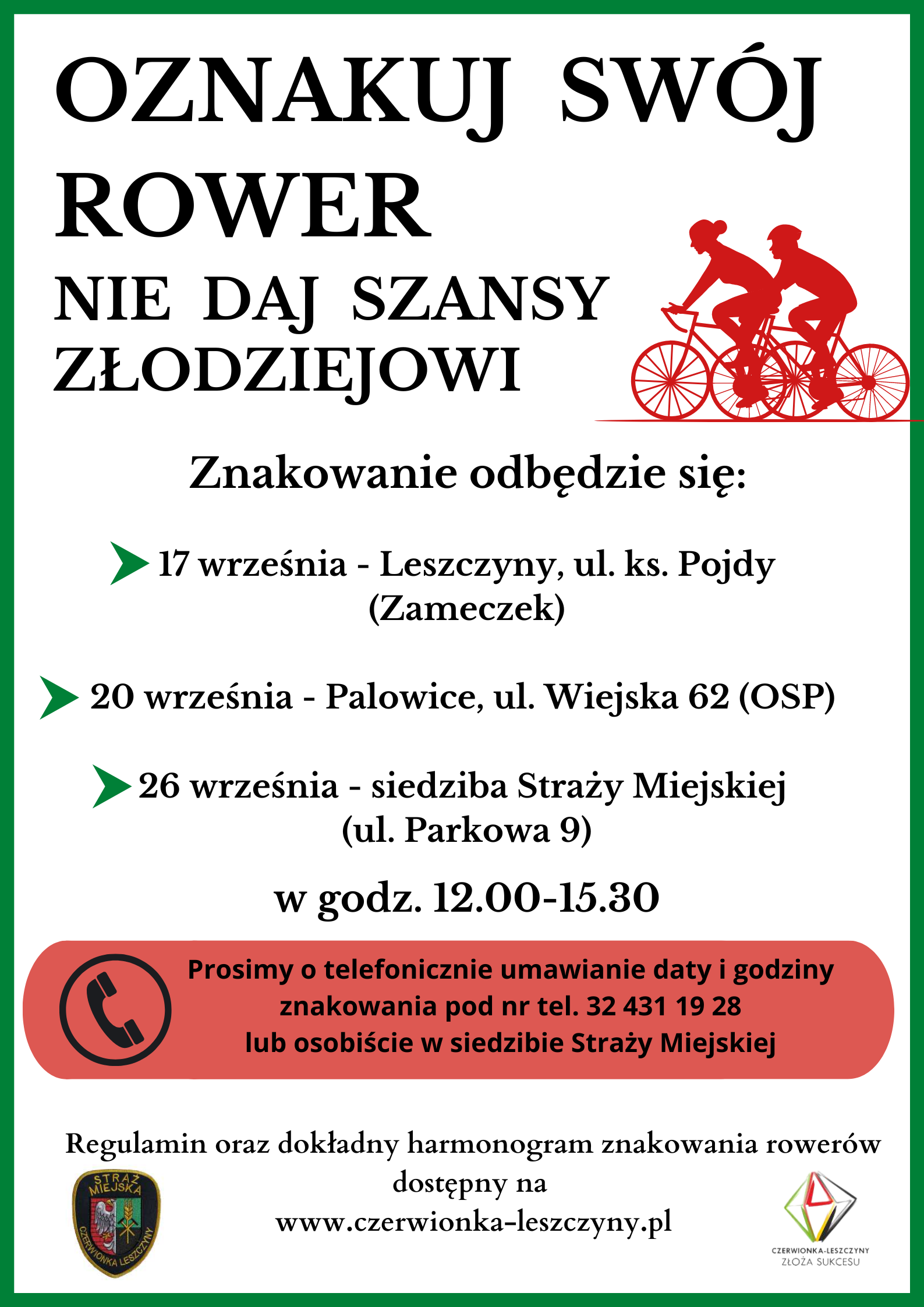 Znakowanie rowerów